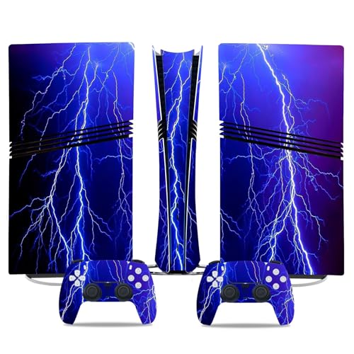 Für PS5 Pro Skin Disc Edition & Für PS5 Pro Skin Digital Edition Konsole Und Controller Vinyl Cover Skins Wraps Kratzfest Kompatibel 18448 Skins Wraps Geschenk(Digital Edition) von ASBVRJF
