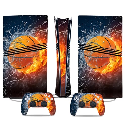 Für PS5 Pro Skin Disc Edition & Für PS5 Pro Skin Digital Edition Konsole Und Controller Vinyl Cover Skins Wraps Kratzfest Kompatibel 24528 Skins Wraps Geschenk(Digital Edition) von ASBVRJF