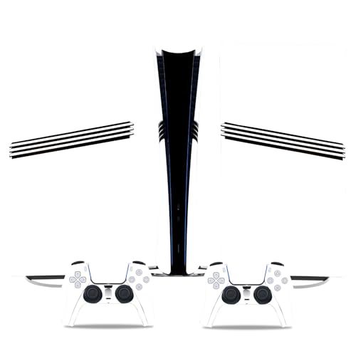 Für PS5 Pro Skin Disc Edition & Für PS5 Pro Skin Digital Edition Konsole Und Controller Vinyl Cover Skins Wraps Kratzfest Kompatibel 35469 Skins Wraps Geschenk(Digital Edition) von ASBVRJF