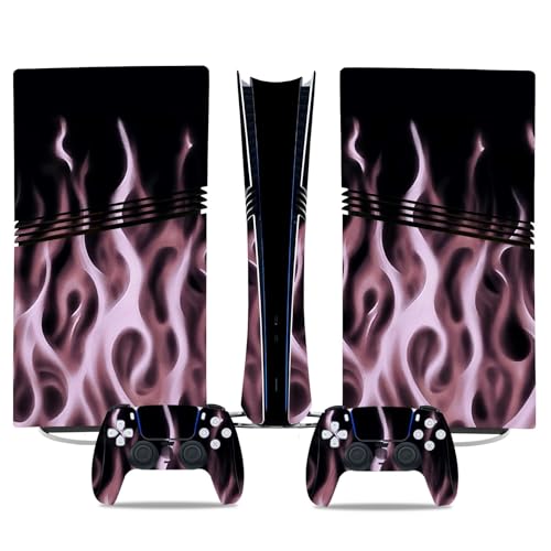 Für PS5 Pro Skin Disc Edition & Für PS5 Pro Skin Digital Edition Konsole Und Controller Vinyl Cover Skins Wraps Kratzfest Kompatibel 48476 Skins Wraps Geschenk(Digital Edition) von ASBVRJF