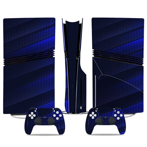 Für PS5 Pro Skin Disc Edition & Für PS5 Pro Skin Digital Edition Konsole Und Controller Vinyl Cover Skins Wraps Kratzfest Kompatibel 57970 Skins Wraps Geschenk(Digital Edition) von ASBVRJF