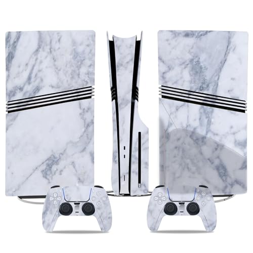 Für PS5 Pro Skin Disc Edition & Für PS5 Pro Skin Digital Edition Konsole Und Controller Vinyl Cover Skins Wraps Kratzfest Kompatibel 86280 Skins Wraps Geschenk(Digital Edition) von ASBVRJF