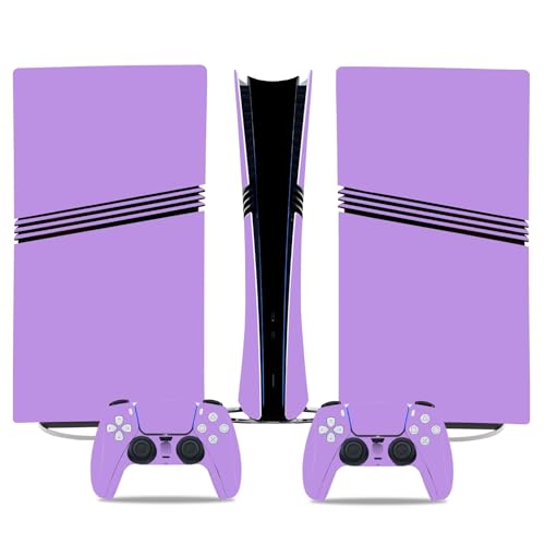 Für PS5 Pro Skin Disc Edition & Für PS5 Pro Skin Digital Edition Konsole Und Controller Vinyl Cover Skins Wraps Kratzfest Kompatibel 87438 Skins Wraps Geschenk(Disc Version) von ASBVRJF