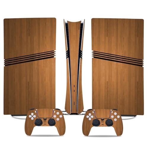 Für PS5 Pro Skin Disc Edition & Für PS5 Pro Skin Digital Edition Konsole Und Controller Vinyl Cover Skins Wraps Kratzfest Kompatibel 94245 Skins Wraps Geschenk(Disc Version) von ASBVRJF