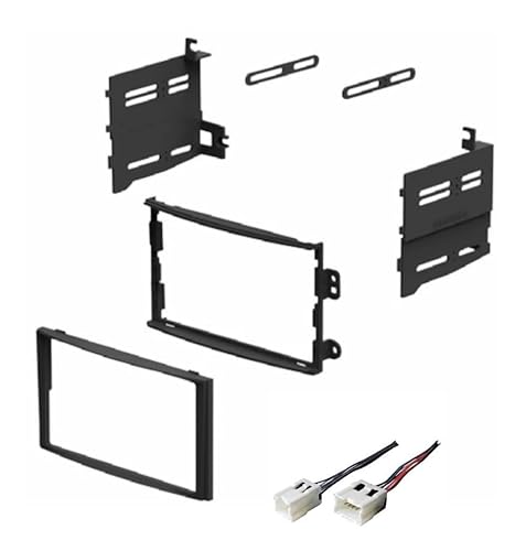 ASC Autoradio-Installations-Set und Kabelbaum für die Installation eines Doppel-Din-Aftermarket-Radios für 2003 2004 2005 Nissan 350z von ASC Audio