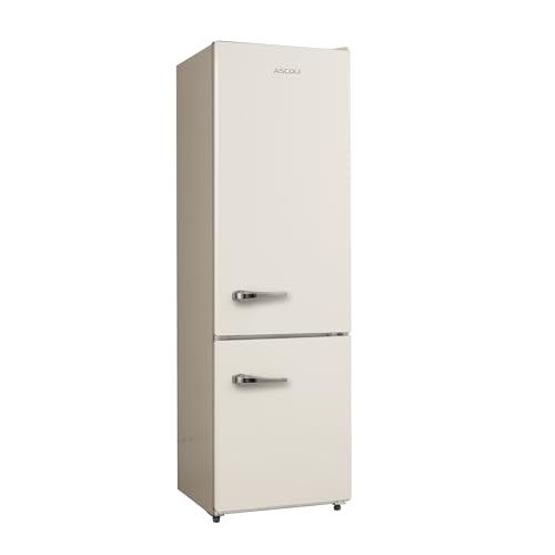 ASCOLI MDRF250WE-RE 236 L Retro Kühlschrank mit Gefrierfach Unten, Freistehender Kühlschrank, Multi-Flow Kühlsystem, LED Licht, Einstellbare Elektrische Thermostatsteuerung ASCOLI MDRF250WE-RE 236 L Retro Kühlschrank mit Gefrierfach Unten, Freistehender Kühlschrank, Multi-Flow Kühlsystem, LED Licht, Einstellbare Elektrische Thermostatsteuerung von ASCOLI