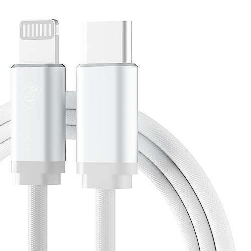 USB C auf Lightning Kabel [1.5M MFi Zertifiziert] Powerline II Premium Nylon Ladekabel für iPhone 14 Pro 14 Pro Max 13 13 Pro 12 Pro Max 12 11 X XS XR 8 Plus, AirPods Pro, Unterstützt Power Delivery von ASD Accessories