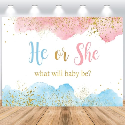 ASDCXZ Geschlecht Offenbaren Foto Hintergrund 3x2m, He or She Rosa Blau Wolke Gold Spot Fotografie Hintergrund, Vinyl Fotowand Hintergrund für Baby Dusche Banner Dekorationen Stand Requisiten ASDCXZ Geschlecht Offenbaren Foto Hintergrund 3x2m, He or She Rosa Blau Wolke Gold Spot Fotografie Hintergrund, Vinyl Fotowand Hintergrund für Baby Dusche Banner Dekorationen Stand Requisiten von ASDCXZ