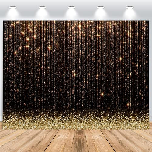 ASDCXZ Gold Hintergrund 3.6x2.5m, Goldenen Glitter Partikel Schwarz Traum Foto Hintergrund, Vinyl Fotobox Hintergrund für Geburtstag Hochzeit Abschluss Ball Party, Portrait Fotostudios Hintergründe ASDCXZ Gold Hintergrund 3.6x2.5m, Goldenen Glitter Partikel Schwarz Traum Foto Hintergrund, Vinyl Fotobox Hintergrund für Geburtstag Hochzeit Abschluss Ball Party, Portrait Fotostudios Hintergründe von ASDCXZ