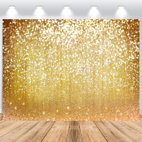 ASDCXZ Gold Hintergrund 3x2m, Goldenen Glitter Spot Traum Thema Fotowand Hintergrund, Vinyl Fotobox Hintergrund für Geburtstag Hochzeit Abschluss Ball Party, Portrait Fotostudios Hintergründe ASDCXZ Gold Hintergrund 3x2m, Goldenen Glitter Spot Traum Thema Fotowand Hintergrund, Vinyl Fotobox Hintergrund für Geburtstag Hochzeit Abschluss Ball Party, Portrait Fotostudios Hintergründe von ASDCXZ