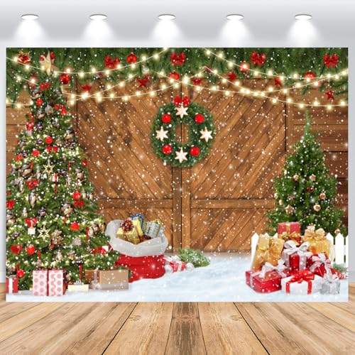 ASDCXZ Weihnachten Foto Hintergrund 2.5x1.8m, Schneefeld im Freien Weihnachtsbaum Geschenk Holzwand Glitter Vinyl Familienfeier Party Ornamente Fotografie Hintergrund Banner ASDCXZ Weihnachten Foto Hintergrund 2.5x1.8m, Schneefeld im Freien Weihnachtsbaum Geschenk Holzwand Glitter Vinyl Familienfeier Party Ornamente Fotografie Hintergrund Banner von ASDCXZ