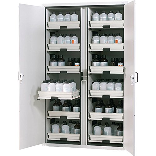 ASECOS 571013B Armoire sous paillasse pour acides et bases, SL.60.110, 2 Étagères coulissantes von ASECOS