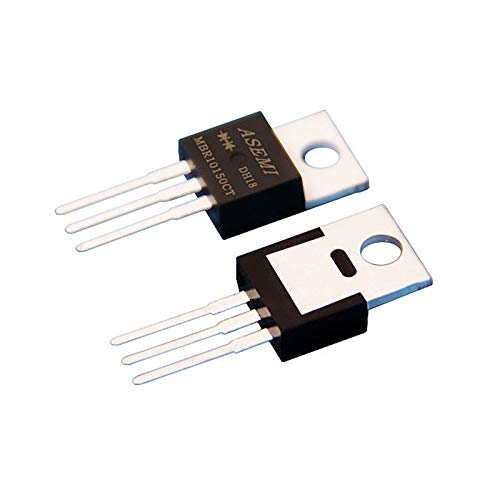 (Pack of 10pcs) MBR10150CT ASEMI TO-220AB Schottky Diode 10a 150v for LCD von ASEMI