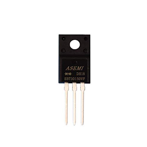 (Pack of 10pcs) SBT30150FCT ASEMI 30amp 150v Low VF Schottky Barrier Diode ITO-220AB Package 3 Pins for Refrigerator von ASEMI