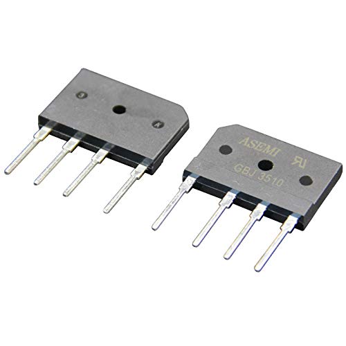 (Pack of 5 Pieces) ASEMI GBJ3510 Through Hole Flat Bridge Rectifier Diode GBJ-4 Package 35A 1000V for Refrigerator… von ASEMI