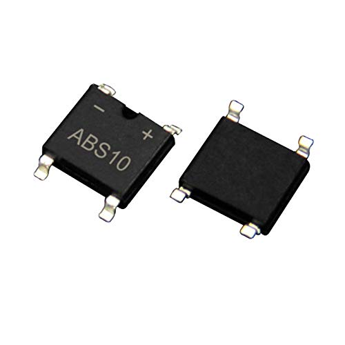 (Pack of 50pcs) ASEMI ABS10 Mini Surface Mount Bridge Rectifier Diode ABS10 1A/1000V for Led… von ASEMI