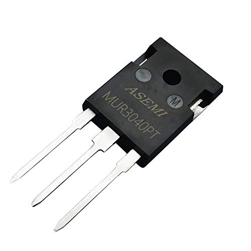 (Pack of 5pcs) MUR3040PT ASEMI TO-247/3P Package 3 Pins Fast Recovery Rectifier Diode 30amp 400v with Heat Sink von ASEMI