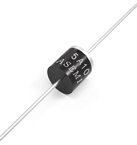 ASEMI (Pack of 20pcs) 5A10 Rectifier Diode R-6 Package 5A 1000V Axial Silicon Diode von ASEMI