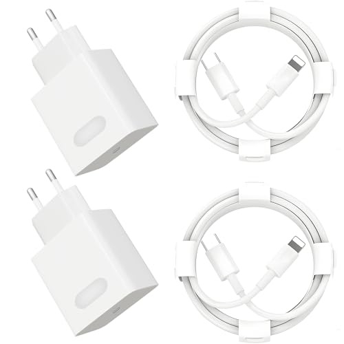 30W USB C iPhone Schnellladegerät mit 2M Ladekabel Kabel-4 Pack Ladegerät-MFi Zertifiziert,Adapter Ladestecker Netzstecker für iPhone 14 Pro MAX/13/12/11/XS/XR/SE von ASENTER