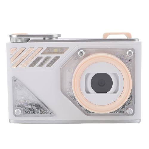 1080P Digitalkamera für Fotografie mit 2,8 Zoll Bildschirm, Tragbare 48 MP Kompaktkamera Zum Point and Shoot für Teenager, Erwachsene und Anfänger mit 8 fachem Digitalzoom, (White) von ASHATA