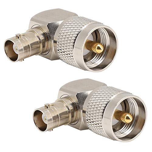 2 STÜCKE UHF Stecker PL-259 auf BNC Buchse Adapter 90 Grad Stecker Konverter für Koaxialkabel Antenne, Wireless LAN Gerät, Wi-Fi Radio Externe Antenne, etc. 2 STÜCKE UHF Stecker PL-259 auf BNC Buchse Adapter 90 Grad Stecker Konverter für Koaxialkabel Antenne, Wireless LAN Gerät, Wi-Fi Radio Externe Antenne, etc. von ASHATA