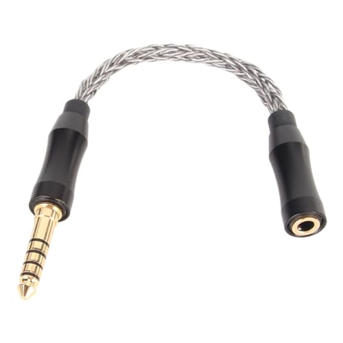 3,5 Mm auf 4,4 Mm Kopfhörer Adapterkabel, Vergoldet, 3,5 Mm Stereo Buchse auf 4,4 Mm Symmetrischer Stecker, Upgrade Kabel, Kompatibel mit NW WM1Z NW WM1A MDR Z1R TA ZH1ES (Kaltes von ASHATA