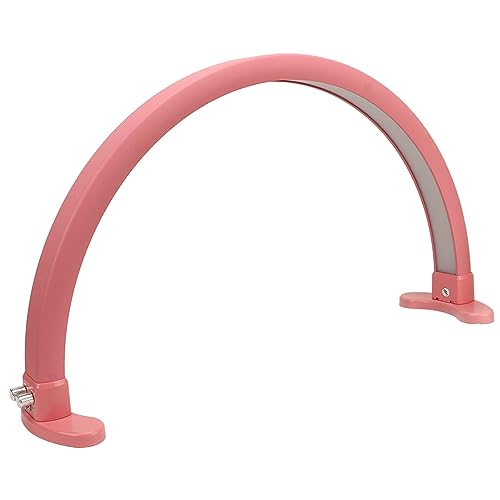 30-Zoll-Halbmond-Desktopleuchte, Tisch-Schreibtischlampe, 48 W, Verstellbar, 2700 K–5600 K, Halbmond-LED-Tischlampe für Schönheit, Wimpern, Augenbrauen, Nagelkunst, EU-Stecker, von ASHATA