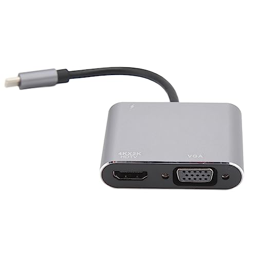 4-in-1-USB-Adapter-Hubs für Autos, Typ-C-Hub, 4K-HD-Display-Schnittstelle, VGA-USB3.0-Multi-Port-Laptop-Dock-Dockingstation 4-in-1-USB-Adapter-Hubs für Autos, Typ-C-Hub, 4K-HD-Display-Schnittstelle, VGA-USB3.0-Multi-Port-Laptop-Dock-Dockingstation von ASHATA