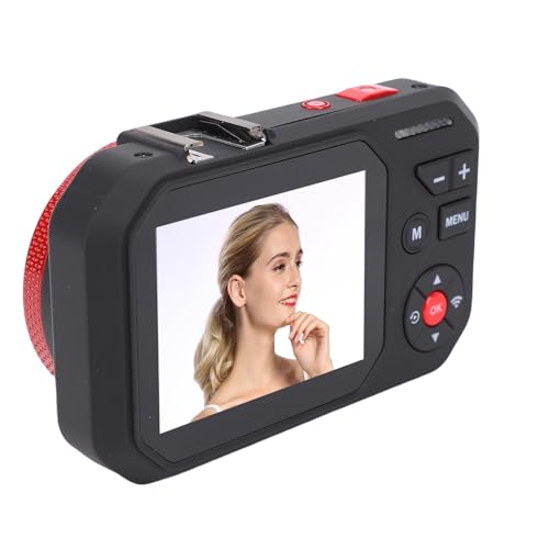 48MP HD 16x Zoom Autofokus -WiFi -Digitalkamera mit 2,8 Zoll Farbbildschirm für Fotografie, Optisches Objektiv, 16x Digitales Zoomsystem, Farbanzeigebildschirm (Black) von ASHATA