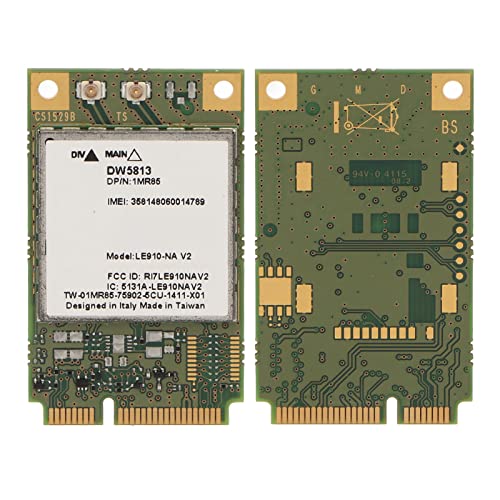 4G LTE Netzwerkkarte, HSPA EV DO PCIe Genaue Größe Stabile LE910 NA WiFi Karte, Netzwerkkarte für Laptop PDA MRM POS Desktop PC von ASHATA