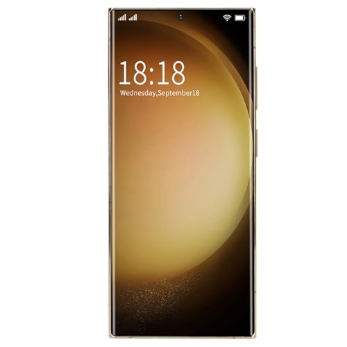 4G Smartphone mit 6,8 Zoll Display, für Entsperrtes13 Telefon, 12 GB RAM, 256 GB ROM, 13 MP, 24 MP, Rückkamera, Smartphone mit Stift, BT Kopfhörer (EU-Stecker) von ASHATA