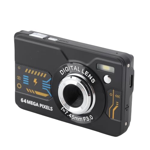 4K Digitalkamera für Fotografie, Tragbare 64 MP Kompakt Point and Shoot Digitalkamera mit Autofokus, 2,8 Zoll Bildschirm, 20 fachem Zoom, für Teenager, Erwachsene und Anfänger von ASHATA