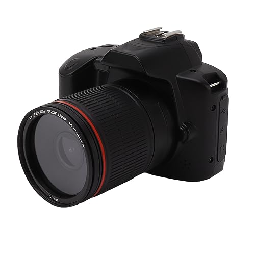 4K Videokamera Camcorder, Vlogging Kamera mit 16 fachem Digitalzoom, 64 MP WLAN Webcam mit 3 Zoll IPS Farbdisplay, HD Nachtsichtfoto von ASHATA