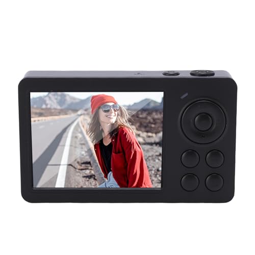 50-MP-Digitalkamera für Fotografie, FHD 4K-Kamera für Vlogging, Autofokus, 2,8-Zoll-Bildschirm, 16x Digital Zoom, Timer, Eingebautes Blitzlicht, Vlogging-Videokameras für Reisen (Blue) von ASHATA