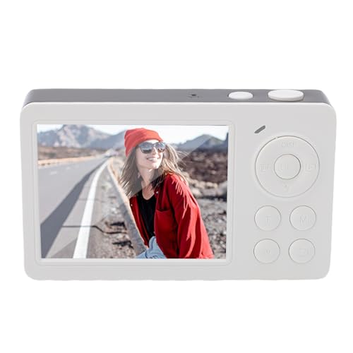 50-MP-Digitalkamera für Fotografie, FHD 4K-Kamera für Vlogging, Autofokus, 2,8-Zoll-Bildschirm, 16x Digital Zoom, Timer, Eingebautes Blitzlicht, Vlogging-Videokameras für Reisen (Brown) von ASHATA