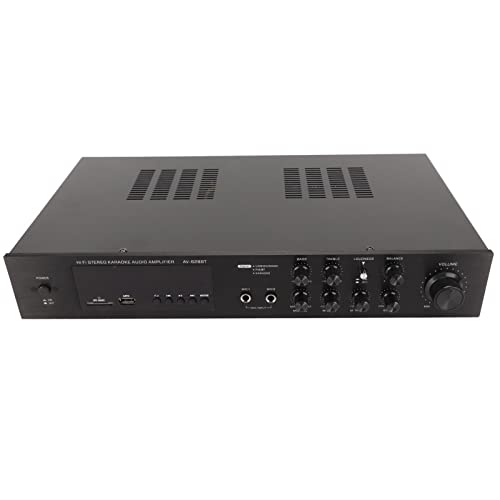628BT Surround Sound Heimkino AV Receiver, 5.0 Kanal Bluetooth Heimkino Receiver, Auto Sound Stereo Verstärker für Heimkino Karaoke Party von ASHATA