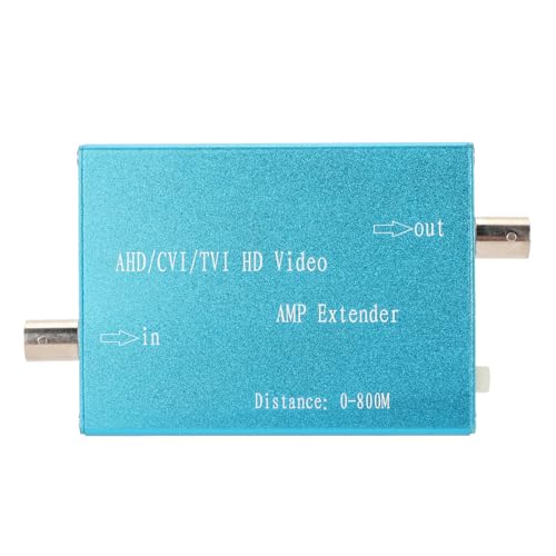 AHD CVI TVI High Definition Video Signal Verstärker BNC Koaxialkabel Video Verstärker Signal Booster für CCTV Kamera von ASHATA