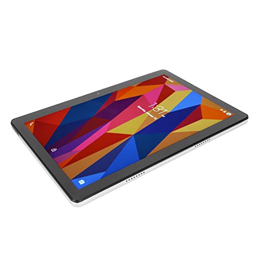 ASHATA 10,1-Zoll-Tablet, 5G-WiFi-Gaming-Tablet, Einfach zu Bedienendes Tablet für Senioren und mit 8 GB RAM, 256 GB ROM, Octa-Core, 5800 MAh Typ C, Wiederaufladbar, 1920 X 1200 von ASHATA