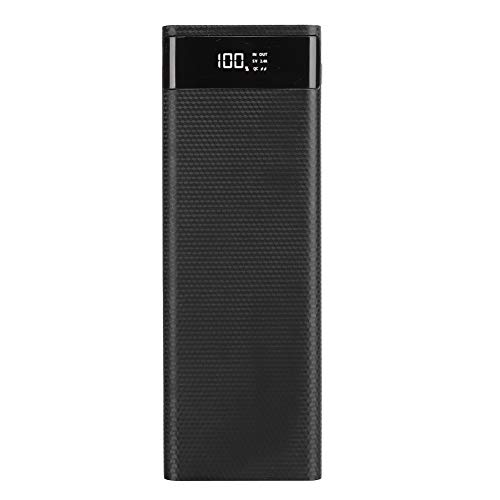 ASHATA 10 x DIY Power Bank Box, hochwertiges ABS-Gehäuse für normales Batterieladegerät, Kunststoffgehäuse-Box mit LCD-Display, schnelles Aufladen des mobilen Power ASHATA 10 x DIY Power Bank Box, hochwertiges ABS-Gehäuse für normales Batterieladegerät, Kunststoffgehäuse-Box mit LCD-Display, schnelles Aufladen des mobilen Power von ASHATA