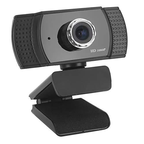 ASHATA 1080P Webcam, HD Webcam USB-Computerkamera mit Integriertem Digitalmikrofon für PC, Videokamera-Webcam für Online-Unterricht Videokonferenz Aufzeichnungskonferenzen von ASHATA