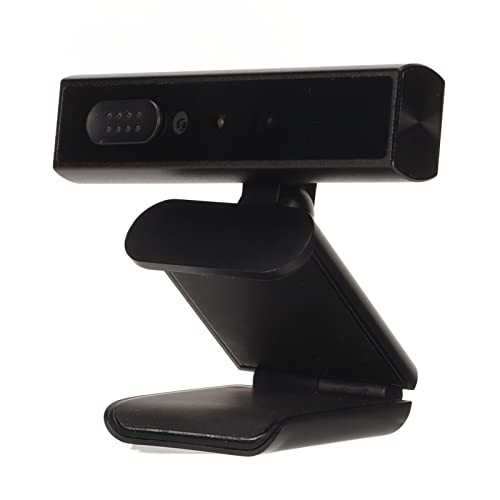 ASHATA 1080P Webcam mit Mikrofon, FHD USB Webcam mit Weitwinkelobjektiv, Plug and Play, Rauschunterdrückungsmikrofon, Gesichtserkennung für Win 11/10 von ASHATA