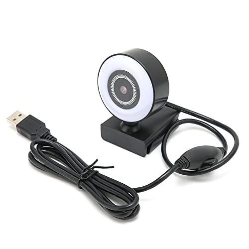 ASHATA 1080P-Webcam mit Mikrofon USB 2.0 HD-Webkamera Plug and Play für Videokonferenzen Spiele Live-Übertragungen Online-Kurse für 2000 / XP / Win7 8/10 von ASHATA