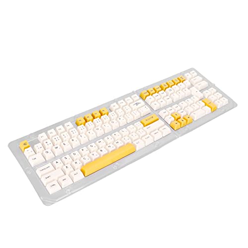 ASHATA 123Pcs Englische/Japanische Tastenkappen OEM Height Sublimation Opaque Dip-Dye Process DIY Custom Keycaps Geeignet für 61/64/68/72/82/84/87/104/108-Tasten Tastaturen von ASHATA