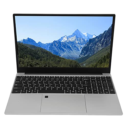 ASHATA 15,6-Zoll-FHD-Laptop, 10 11 mit 20 GB RAM für Ryzen R7 3700U-CPU, Fingerabdruckleser-Notebook (256 GB EU-Stecker) von ASHATA