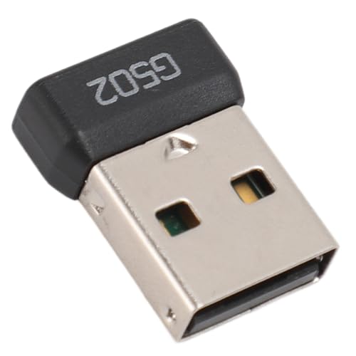 2,4 GHz USB-Maus-Empfänger-Adapter für GPW G502 Gaming-Maus, USB Unifying Receiver Maus-Empfänger-Adapter für GPW G502 Maus, Plug and Play von ASHATA