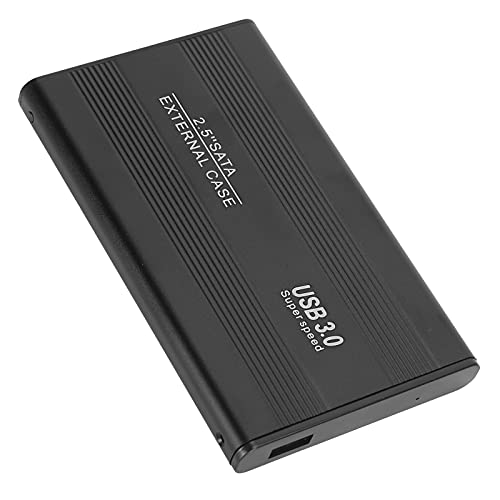 ASHATA 2,5-Zoll-zu-USB-3.0-Festplattengehäuse, 2,5-Zoll-HDD-Box -externes Gehäuse Super Speed Mobile-Festplattengehäuse von ASHATA