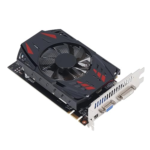 ASHATA 2 GB GDDR5-Grafikkarte, GTX550TI-Grafikkarte 128-Bit-PCI-Express-Gaming-Grafikkarten, Einzellüfter, 4K-HDR-Technologie, für Computer-Desktop-PC-Spiele von ASHATA