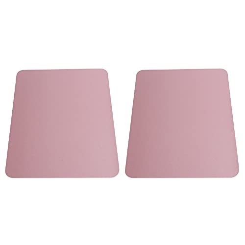 ASHATA 2-teiliges PVC-Leder-Mauspad 10 6 X 8 26 Zoll Schreibtischmatte Mäuseschutz Rutschfestes Wasserdichtes Mauspad für Computer Laptop Büro und Zuhause (Lila und Rosa) von ASHATA