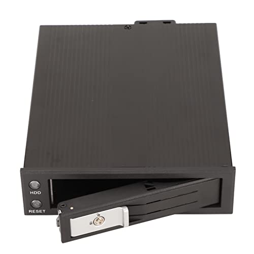 ASHATA 3,5-Zoll-Festplattengehäuse, Externes 3,5-Zoll-Festplattengehäuse für 3,5-Zoll-HDD, Mobiles -Festplattengehäuse, Unterstützt I II III SAS 6 Gbit/s von ASHATA