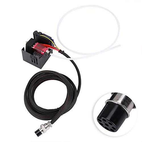 ASHATA 3D Drucker MK8 Extruder Kit, Edelstahl J-Kopf MK8 Extruder Hot End+Sprühdüsen Kit,Geeignet für CR-10/10S/S4/S5 von ASHATA